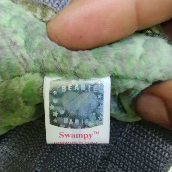 🦋🏵️🦋Set of 2 Retired Beanie Babies Swampy and Stinger - Picture 8 of 16